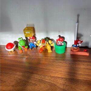 Nintendo Super Mario happy meal toy Set